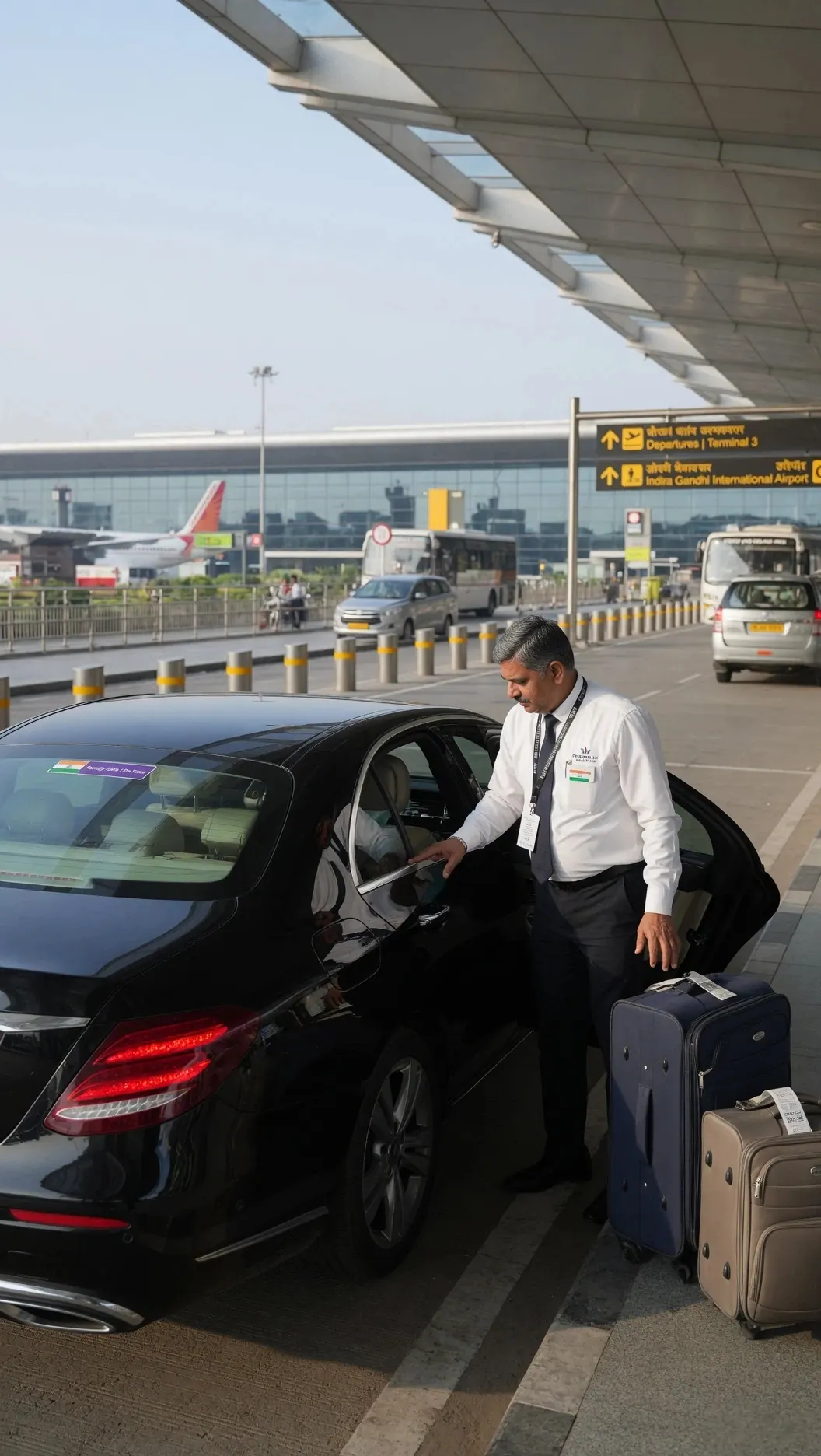 AirportLive cab for Patiala to Delhi Airport terminal drop service